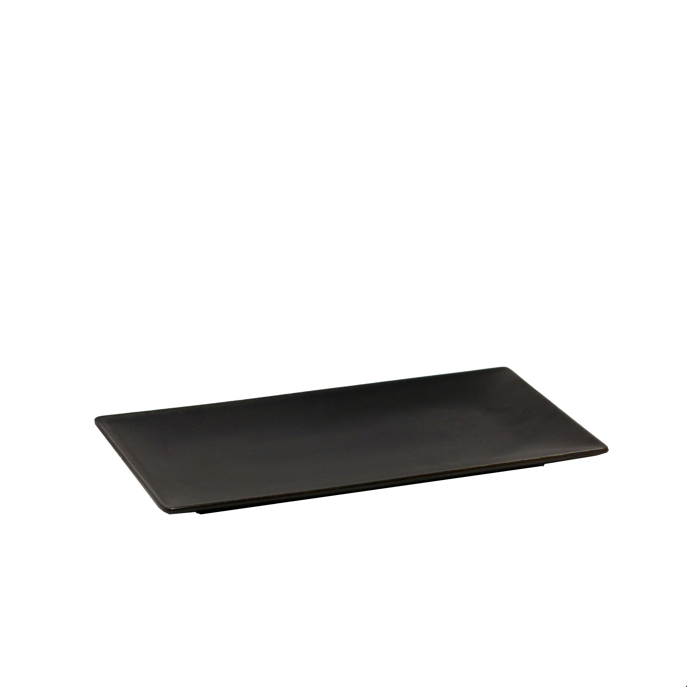 Azia Black Rectangular Plate 9" X 5.5"