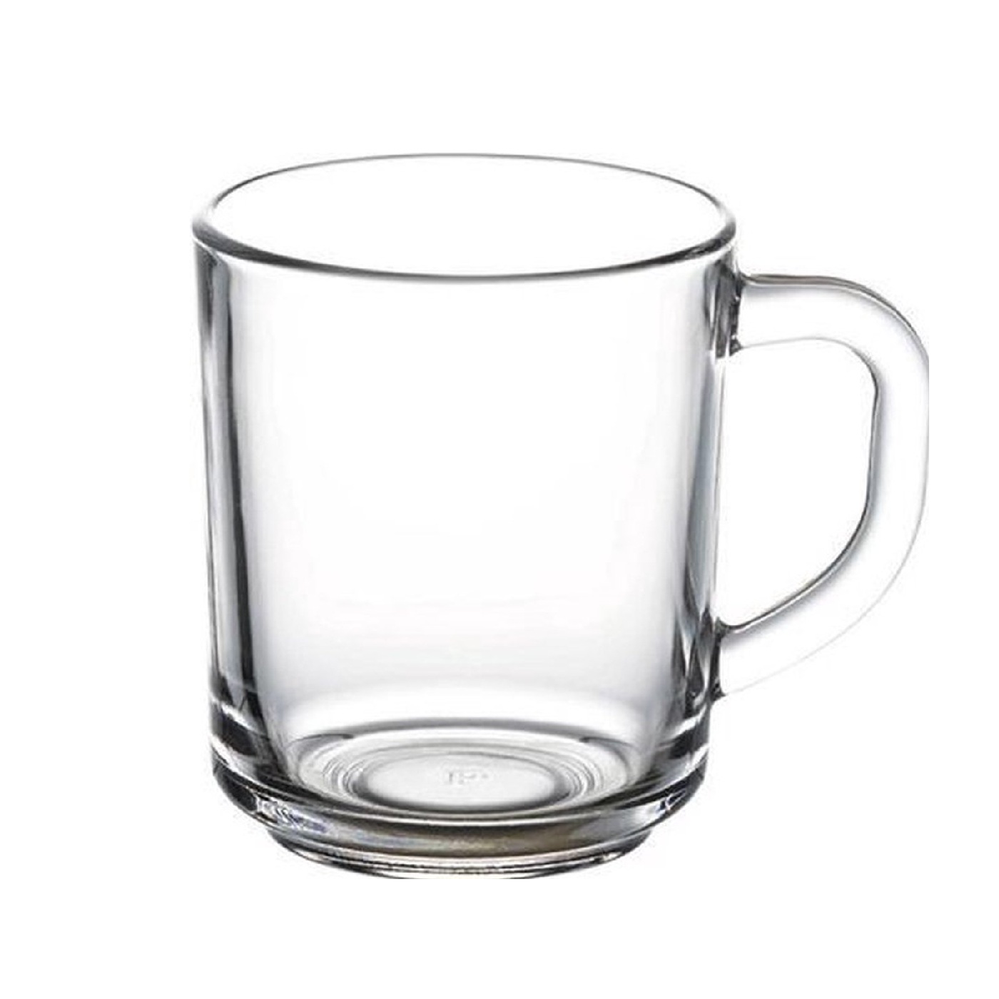 PASABAHCE Stackable Glass Mug with Handle 8.5 oz