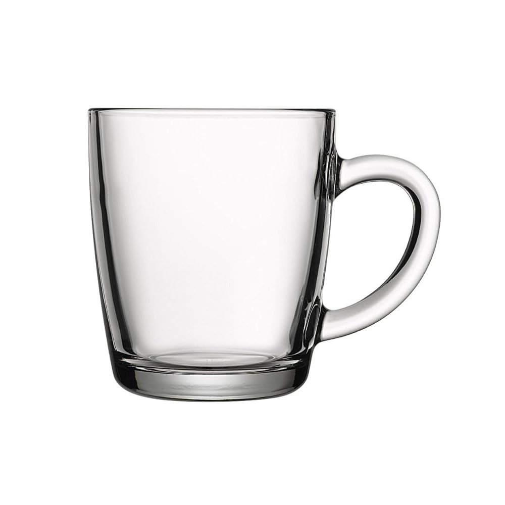 PASABAHCE Glass Mug with Handle 11.5 oz