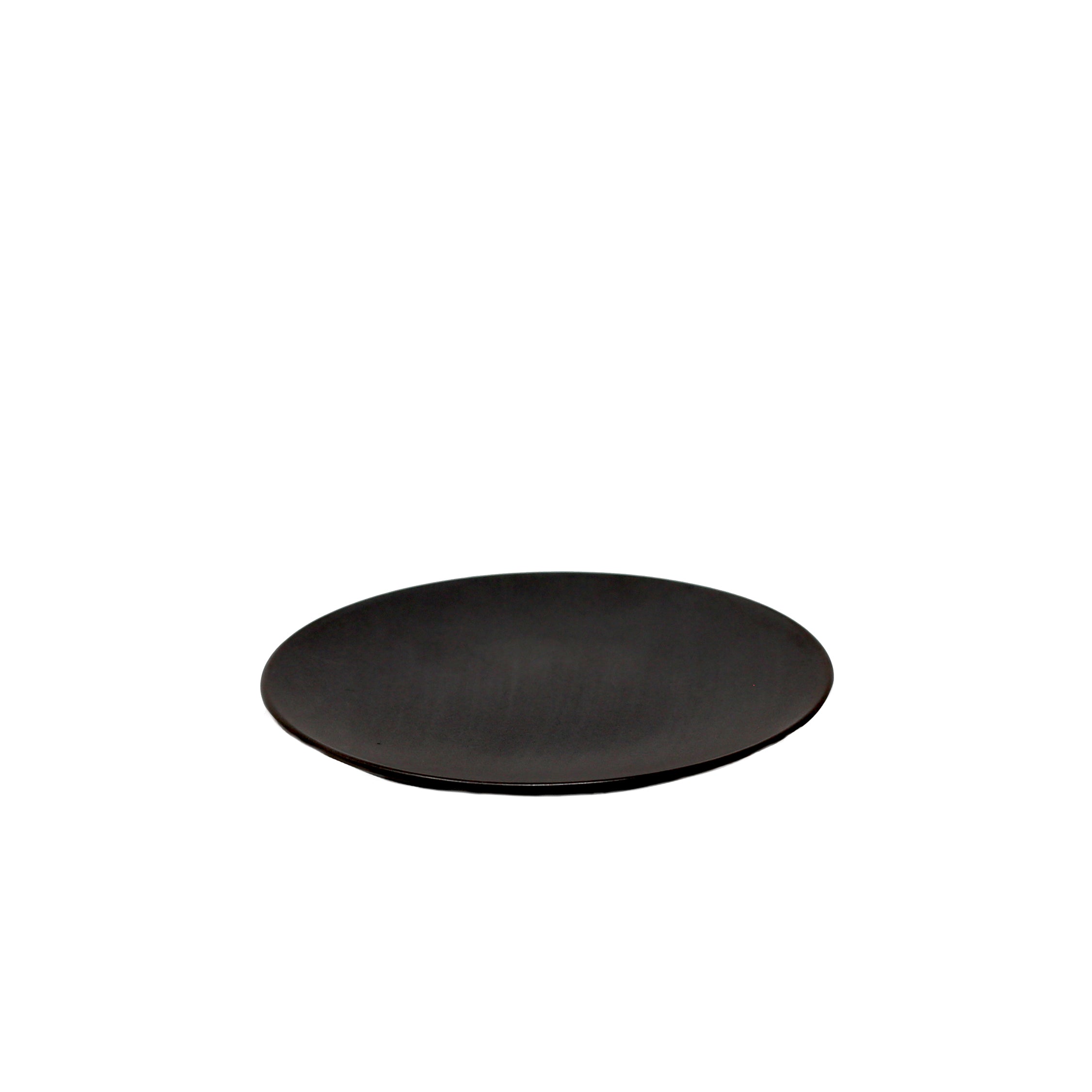 Coupe Shape Black Plate 6.4"