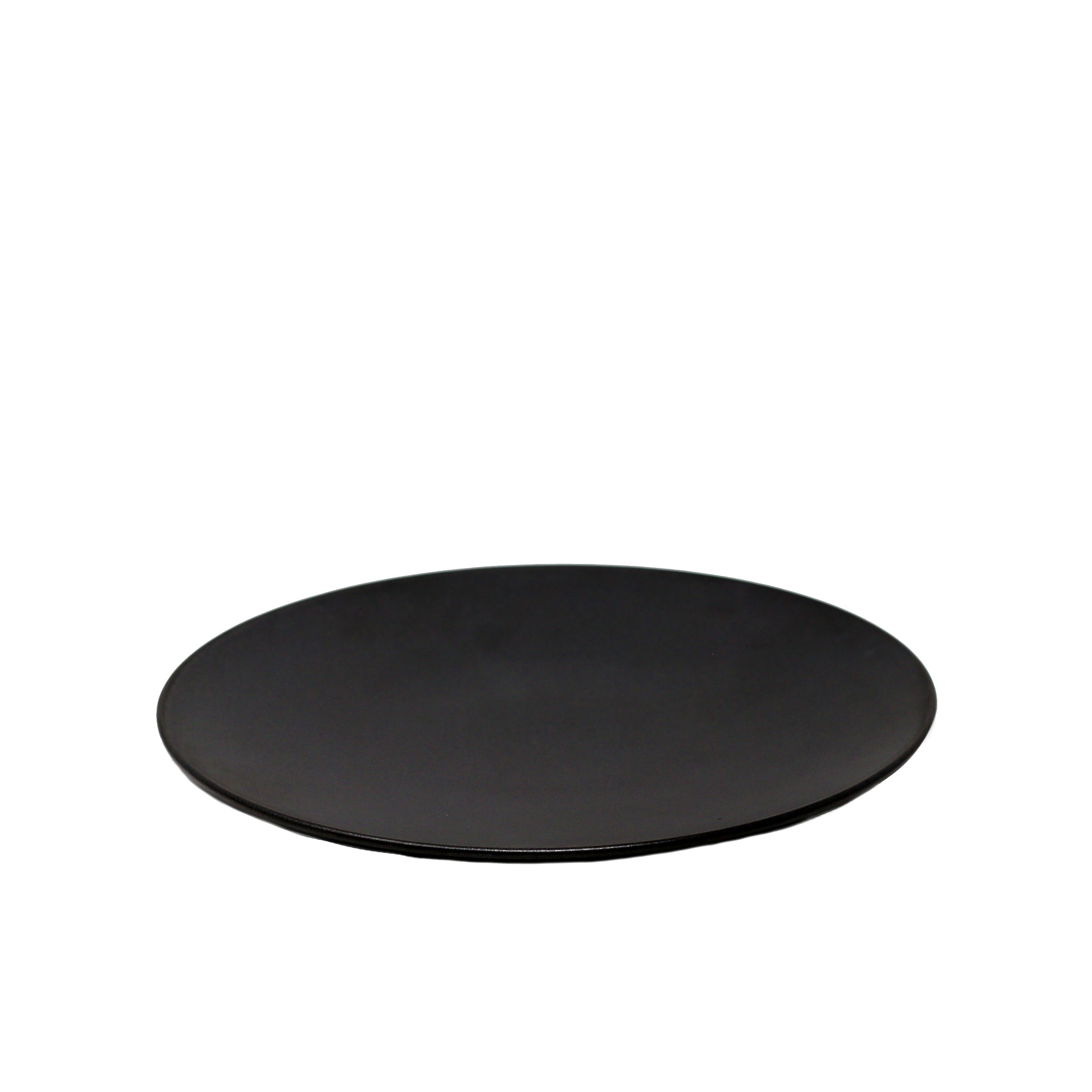 Coupe Shape Black Plate 10"