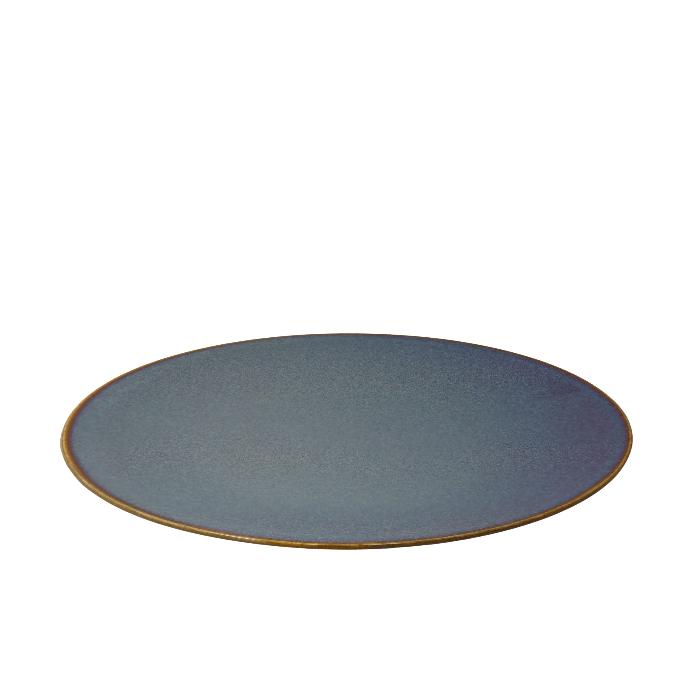 Coupe Shape Azure Plate 12.8"