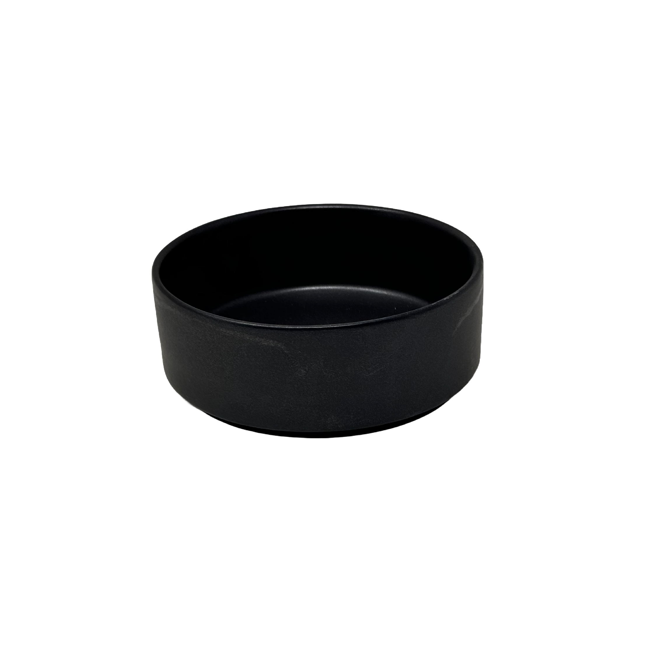 Ellipse Shape Black Bowl 4.7"