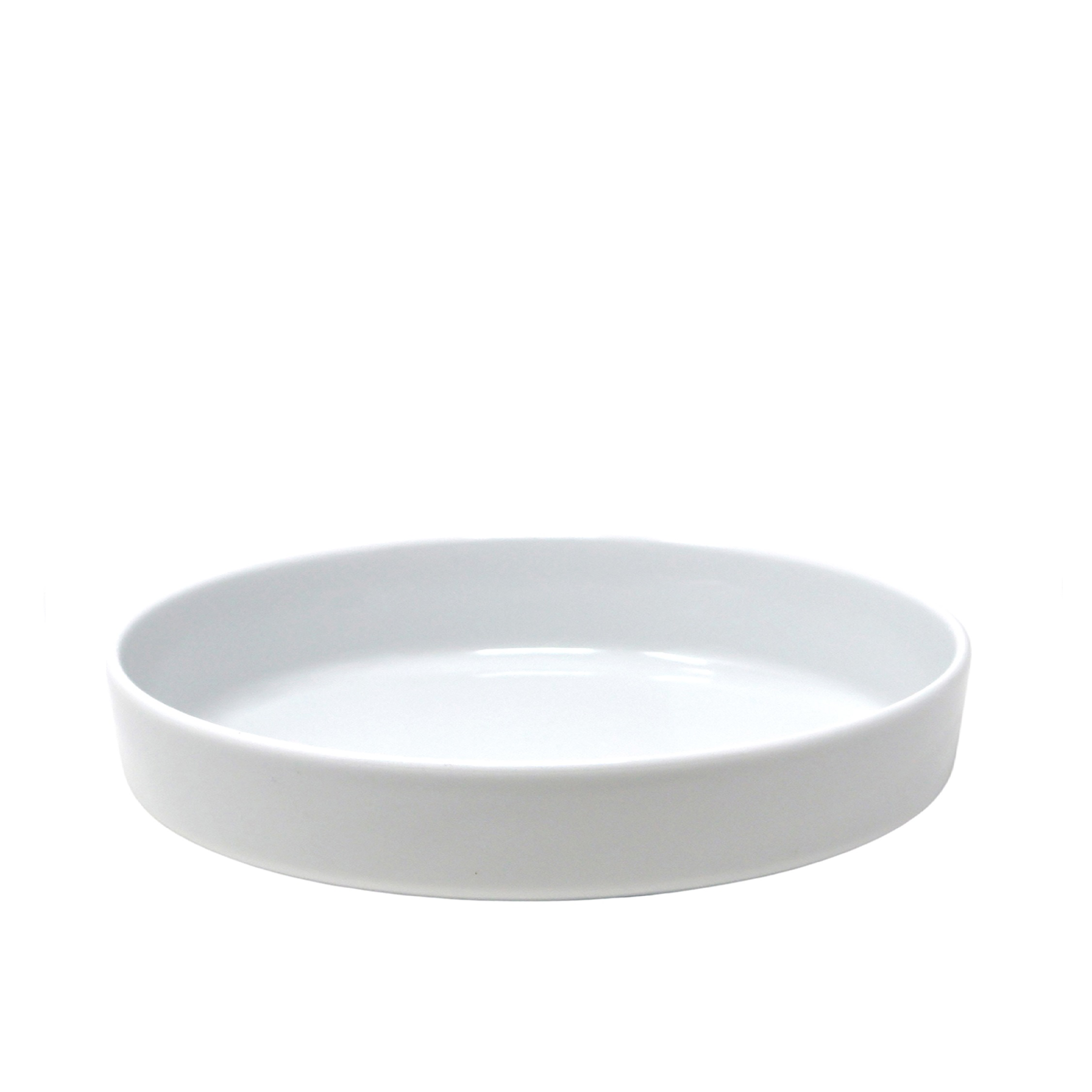 White ellipse soup bowl 7.5" x 1.7"