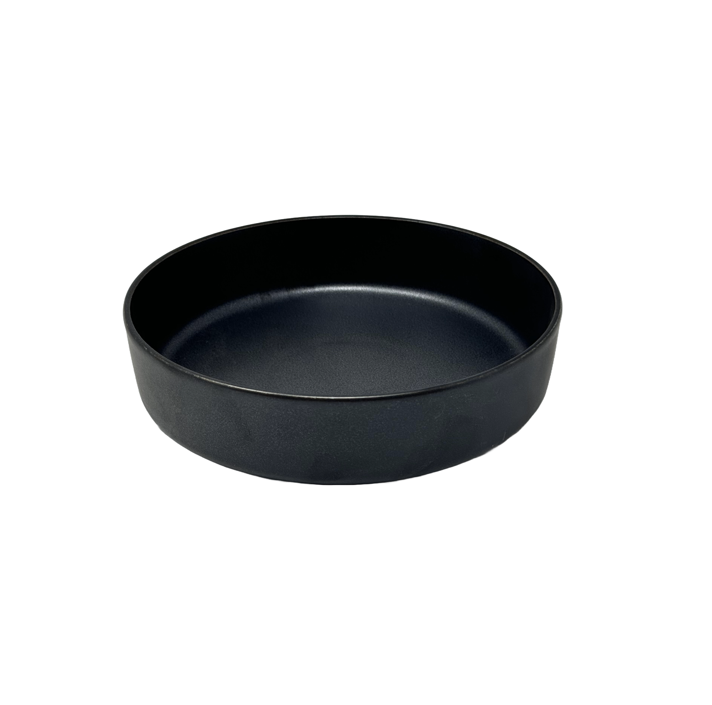 Ellipse Soup Black Bowl 7.5" x 1.7"