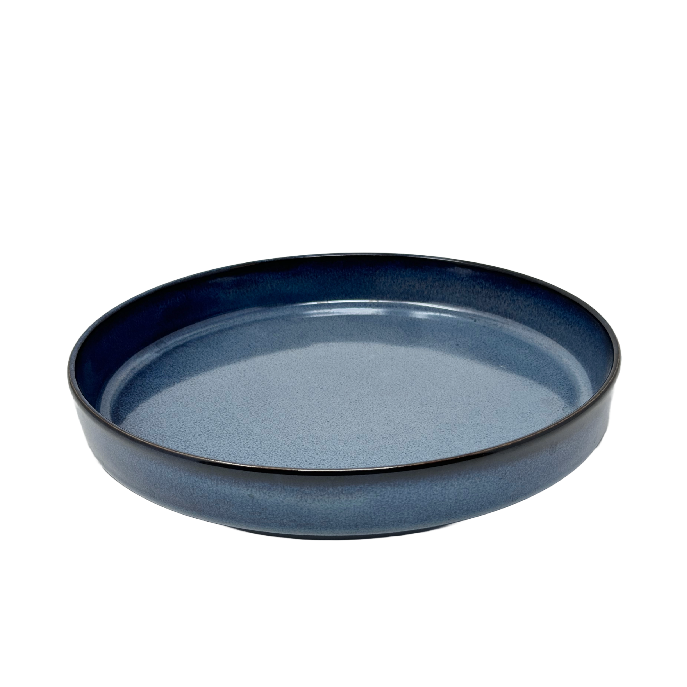 Ellipse Soup Midnight Blue Plate 9.5" x 1.6"