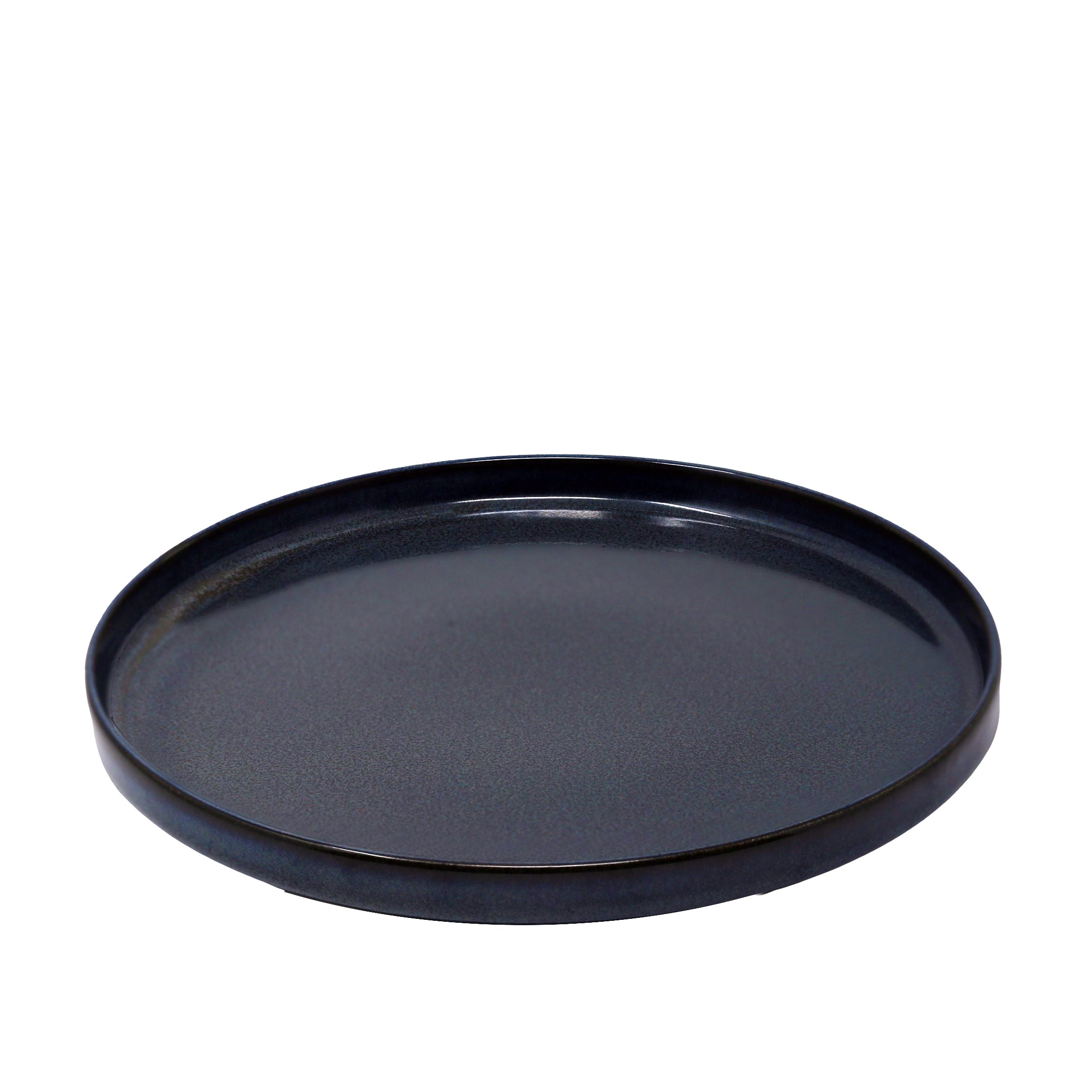 Ellipse Shape Midnight Blue Plate 9.8"