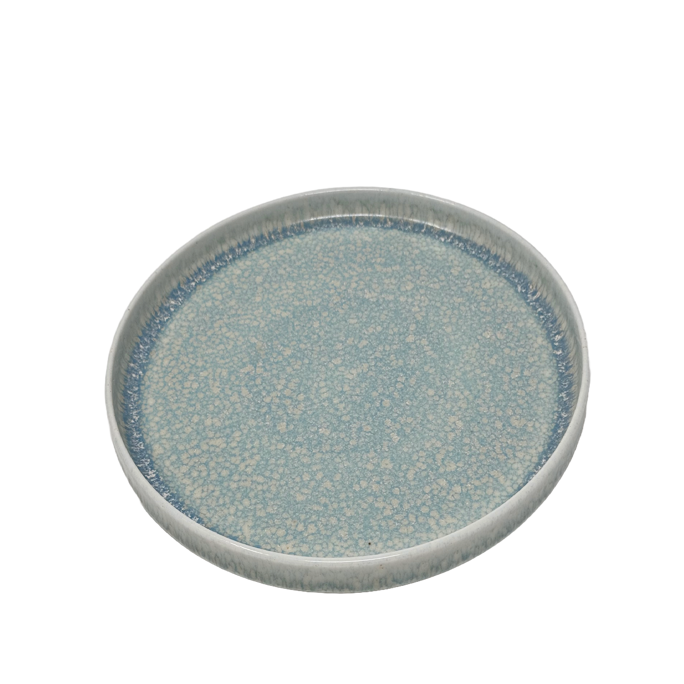 Turquoise Ellipse Plate 10.8"