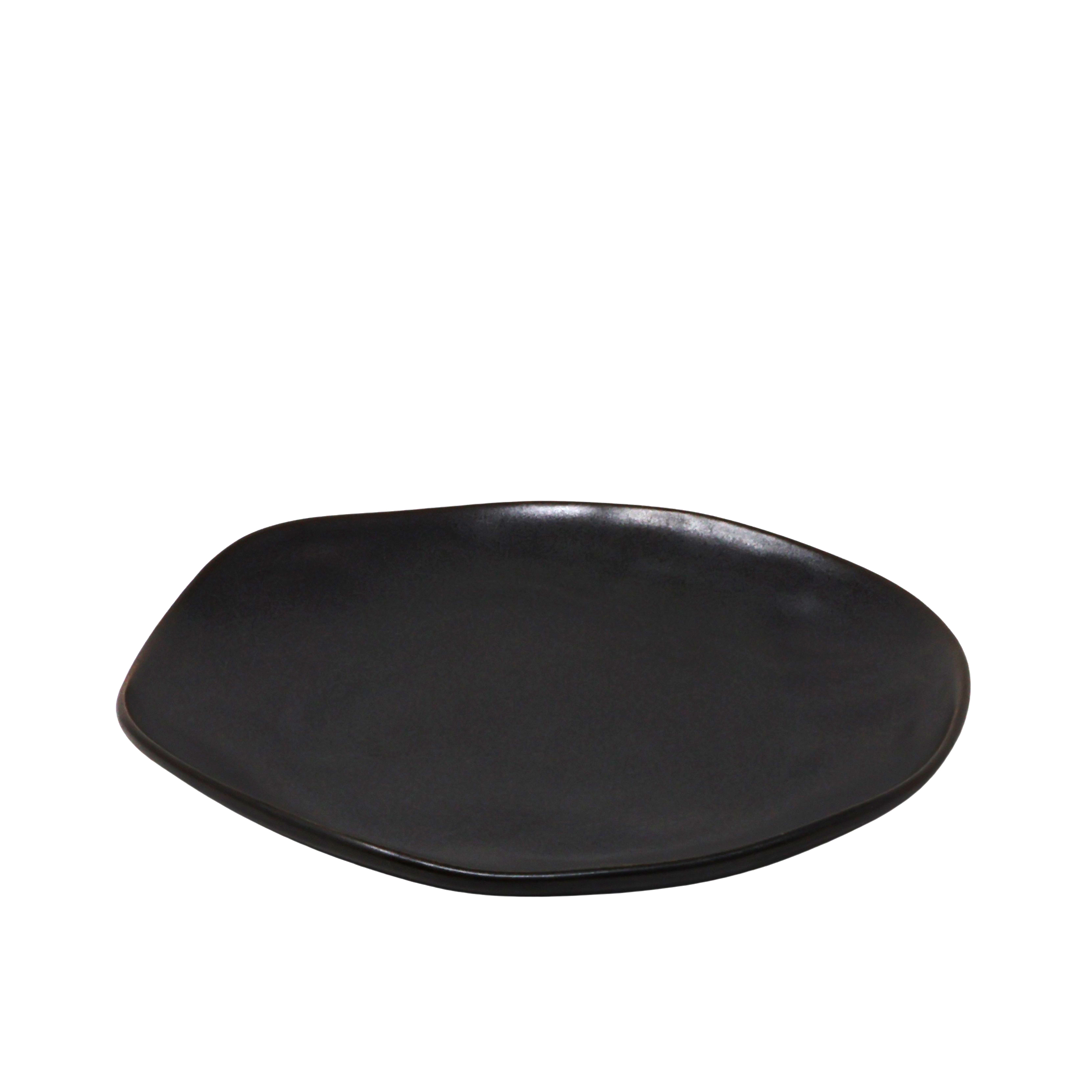 Organic Plate Black 6"