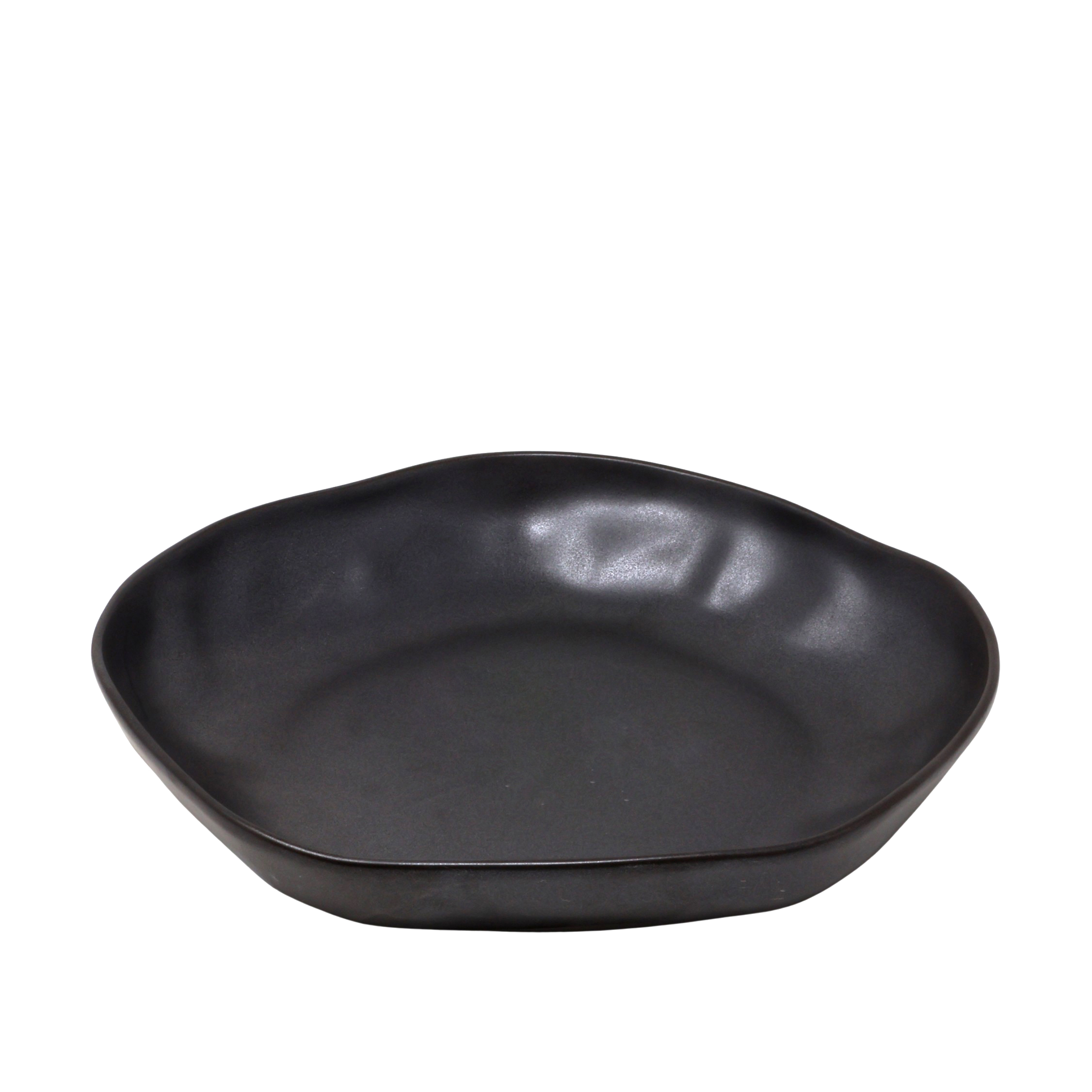 Organic Deep Plate Black 10"