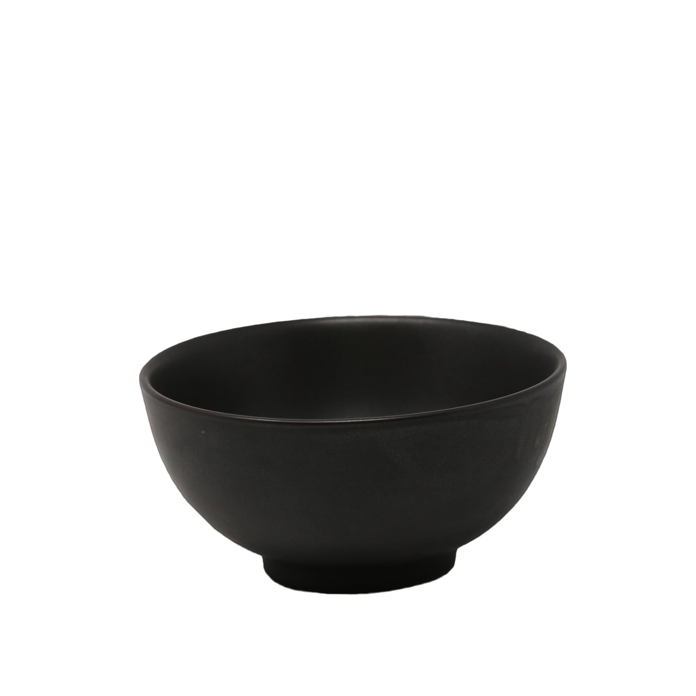 Rice Black Bowl 6"