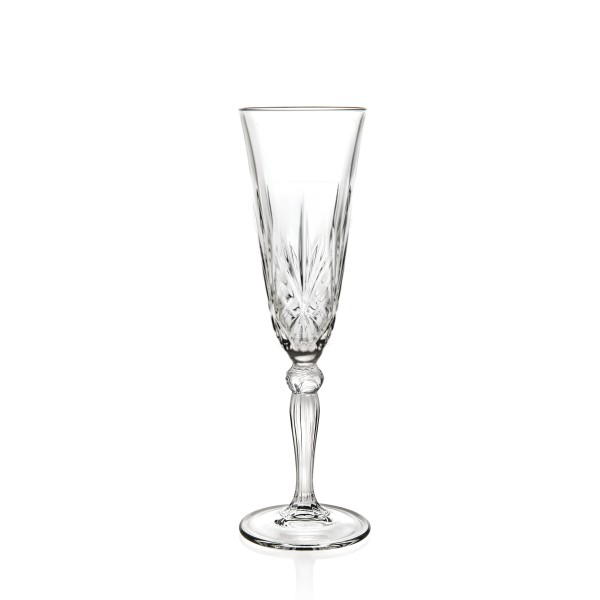 RCR Set of 6 Melodia Champagne Flutes 5 1/2 oz