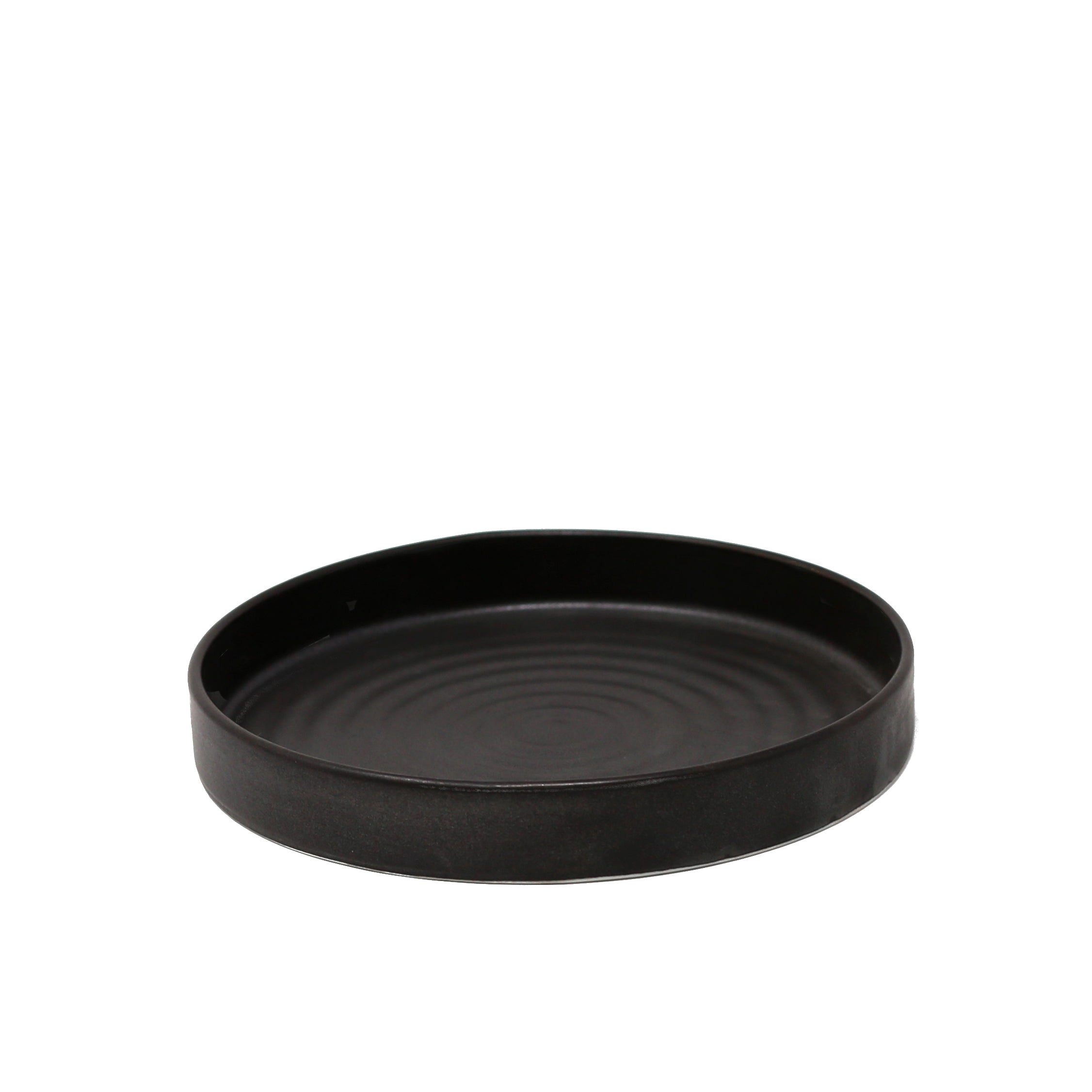 Black Silo Plate 6.2"