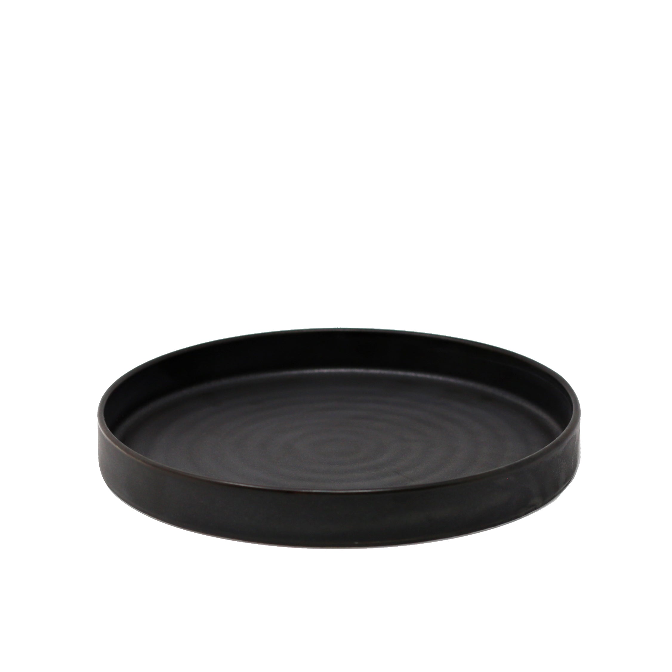 Black Silo Plate 7.5"
