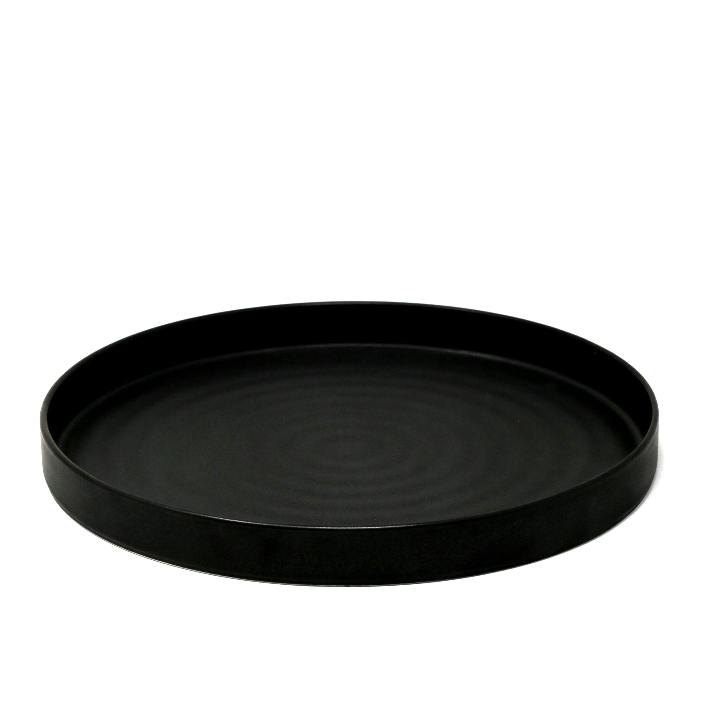 Black Silo Plate 11"