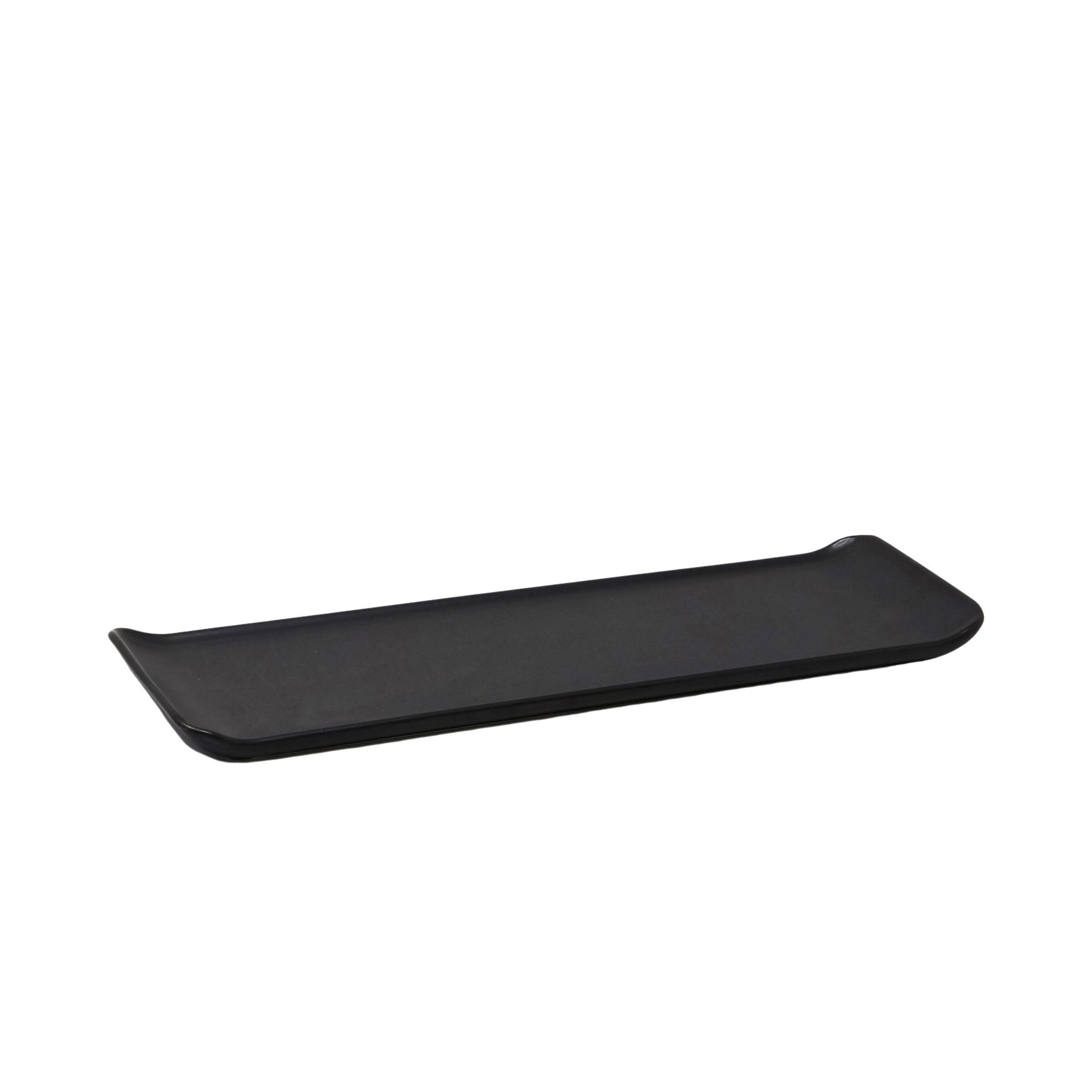 Black Sushi Plate 11.4" x 3.75"