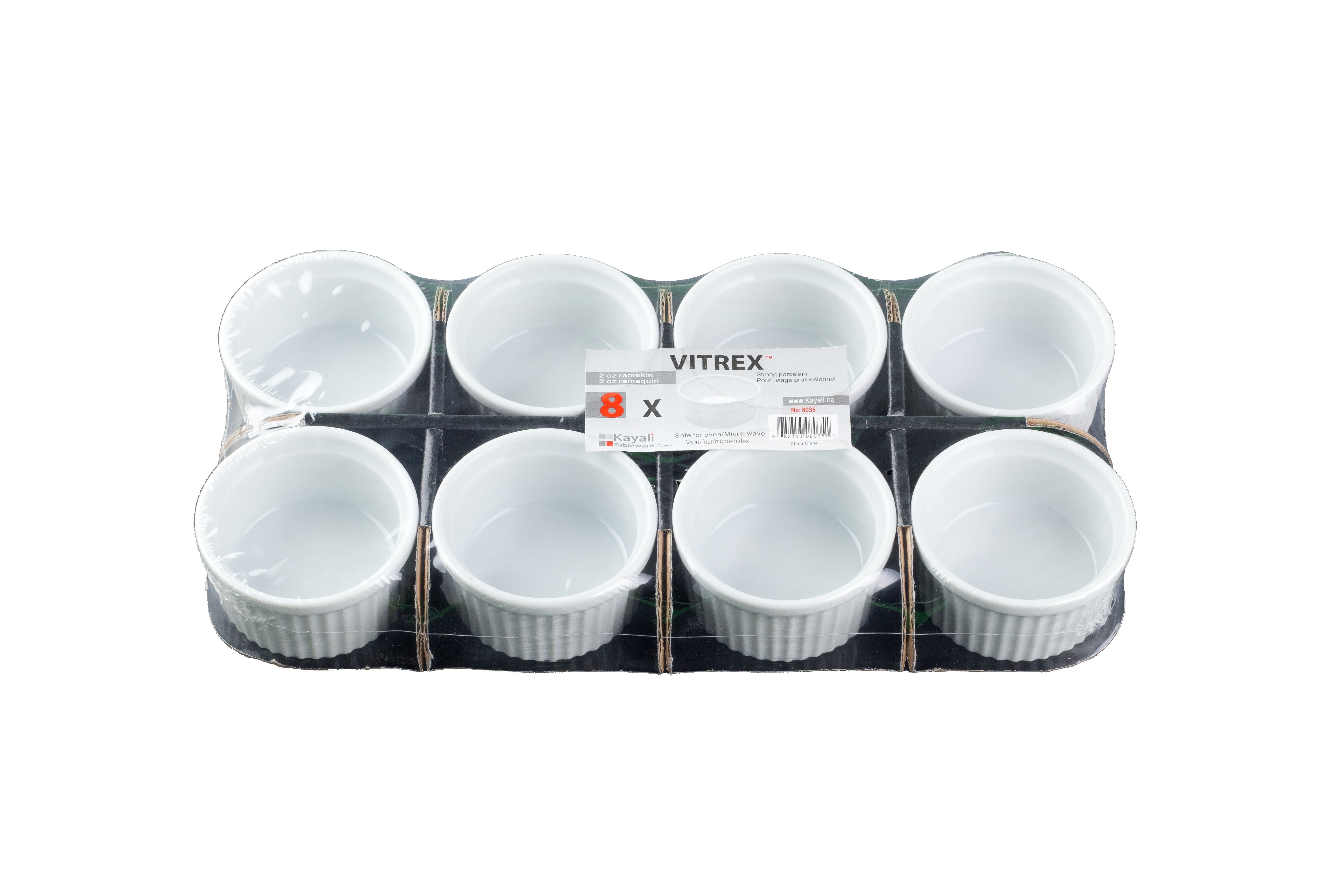 Vitrex 8Pk Ramekins ( 60 Ml/ 2 OZ )
