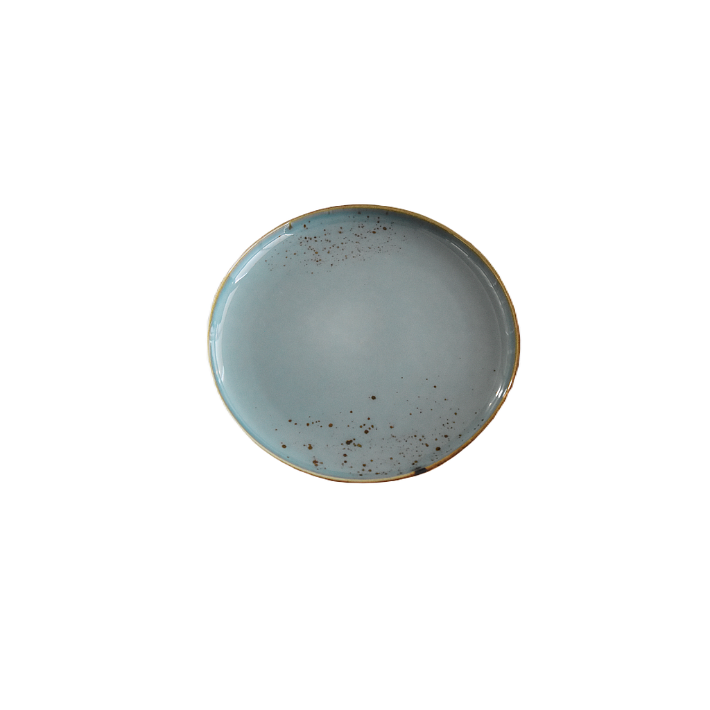 Terra 7.25" Round Plate Dap-Blue