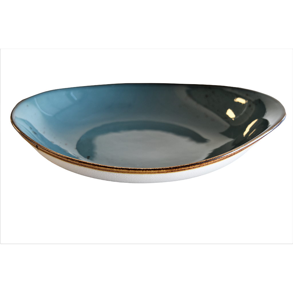 Terra BR-11"X9.5" Oval Bowl Dap-New Blue
