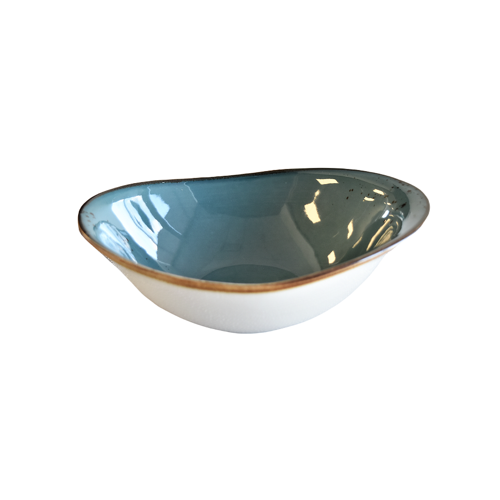 Terra 7.25"X5.25" Oval Bowl Dap-New Blue