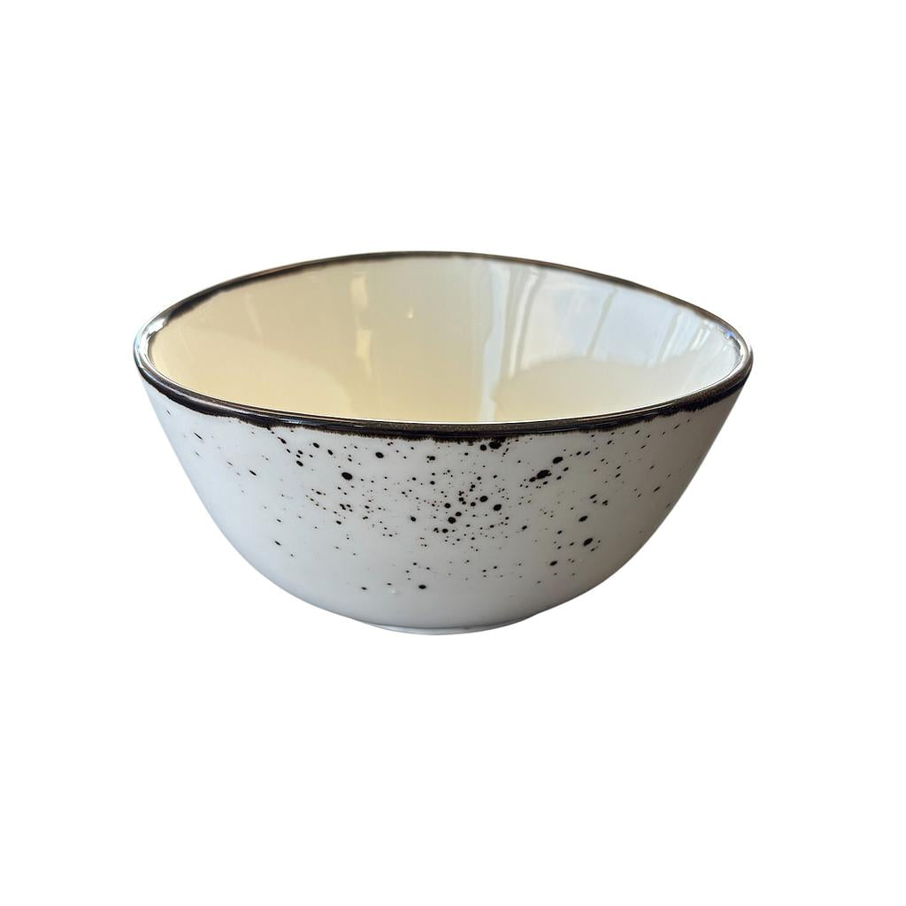 Terra 4.75" Oval Bowl Dap-Charcoal