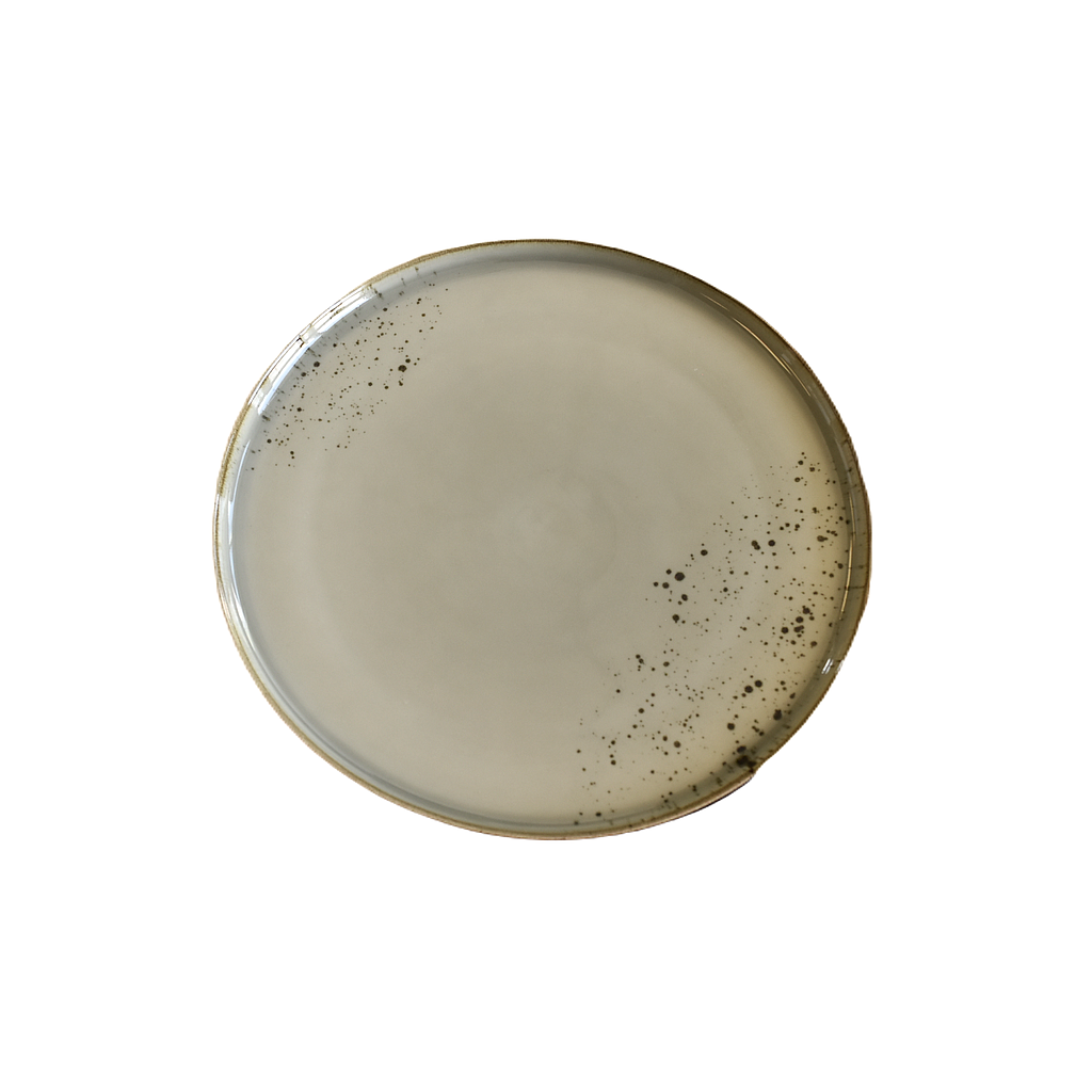 Terra 11" Round Plate Dap-Grey