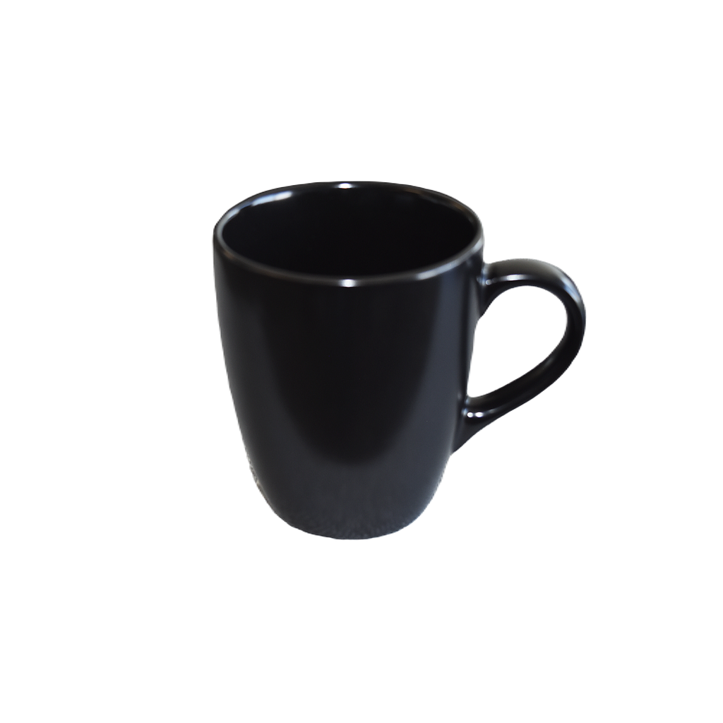 Terra 10 Oz Black Coffee Mug