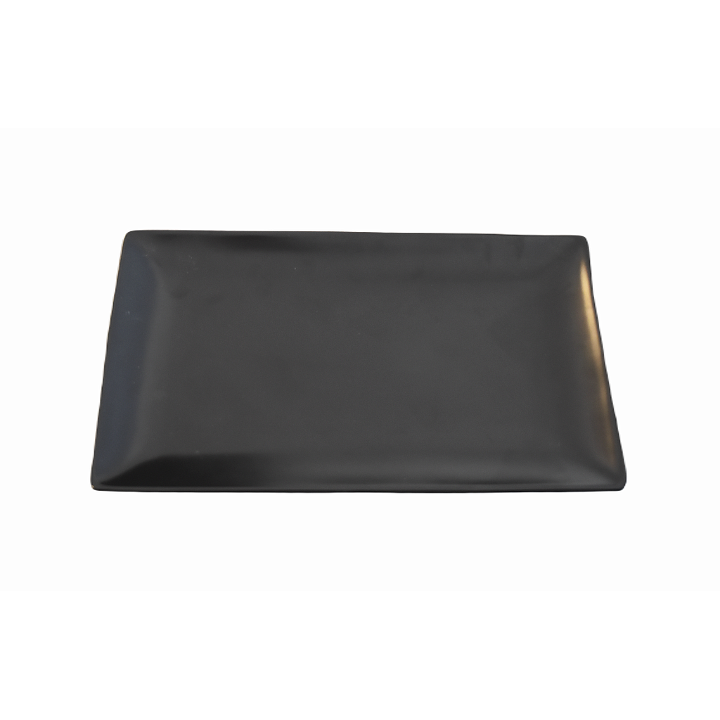 Terra 10"X6" Black Rectangular Plate
