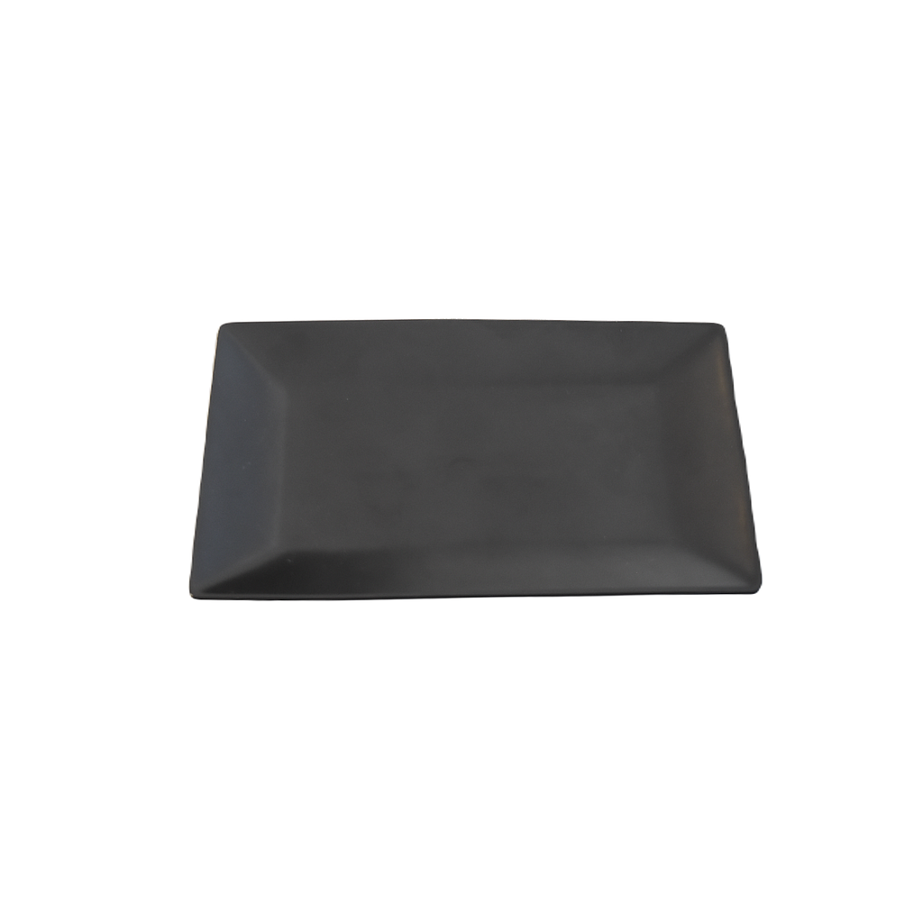 Terra 8.5"X5" Black Rectangular Plate