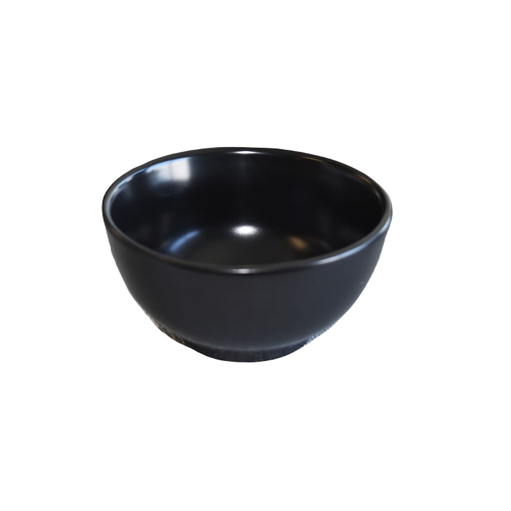 Terra 5" Black Rice Bowl