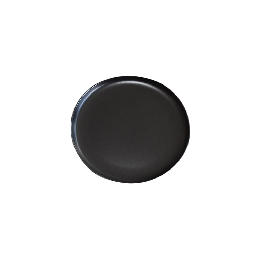 Terra 9.5" Black Round Plate