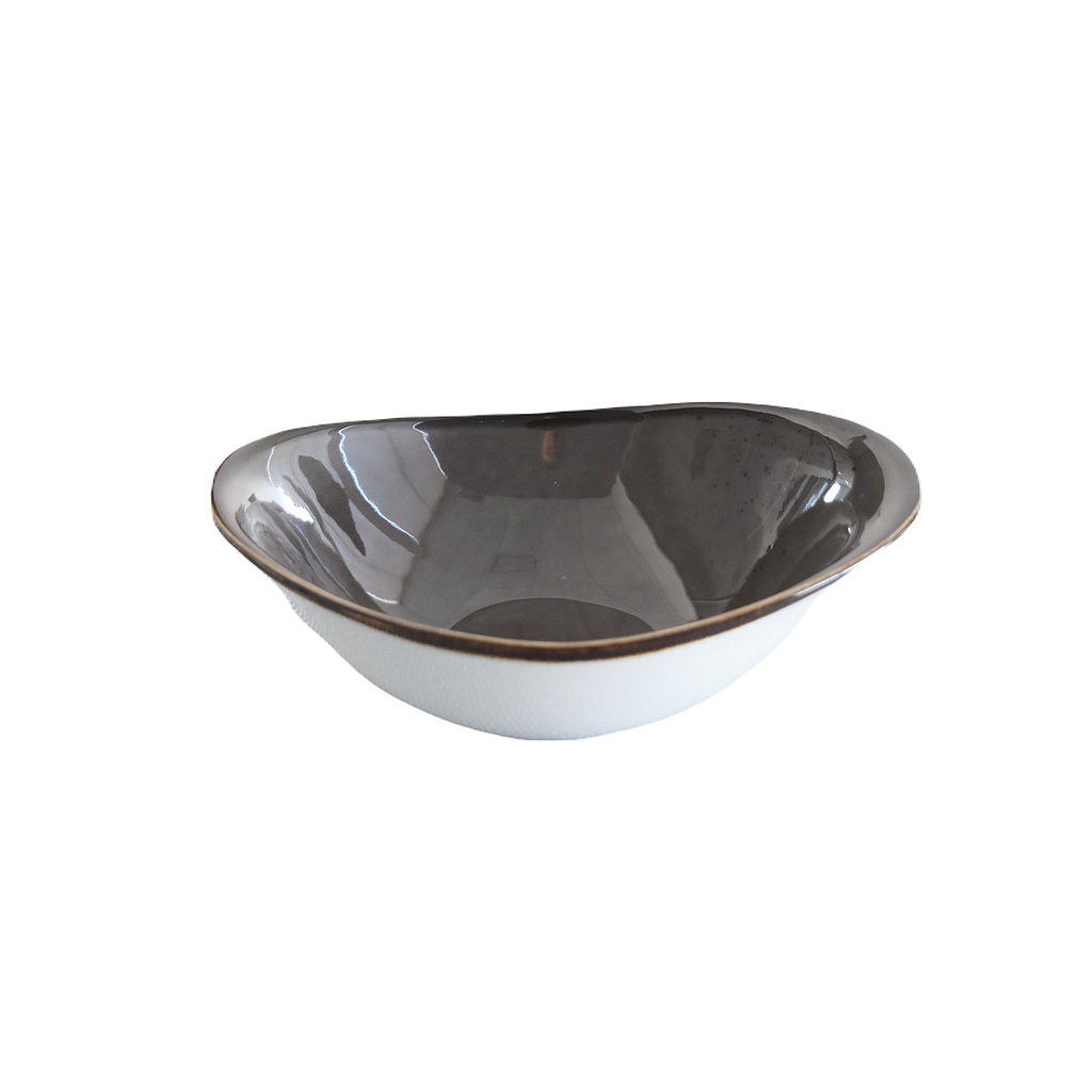 Terra 7.25"X5.25" Oval Bowl Dap-Brown