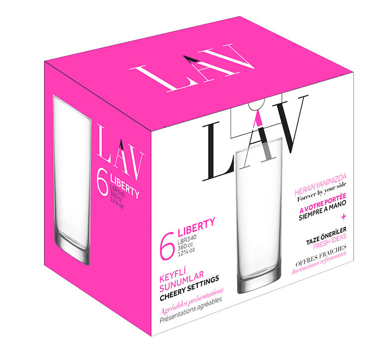 Liberty 6Pk 12 1/4 Oz All Purpose Tumbler