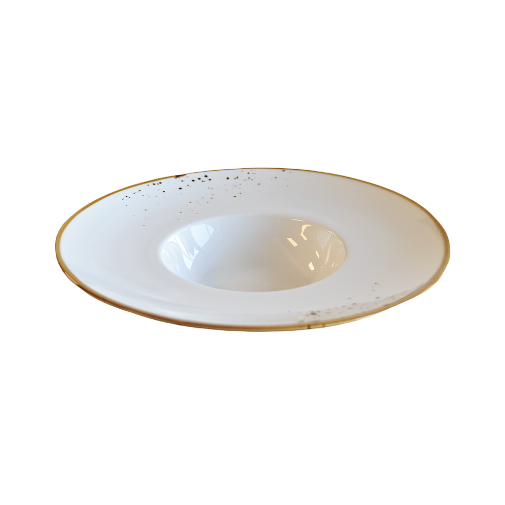 Terra 10" Risotto Plate Dap-White