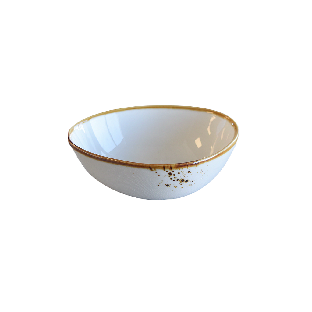 Terra 6.25" Oval Bowl Dap-White