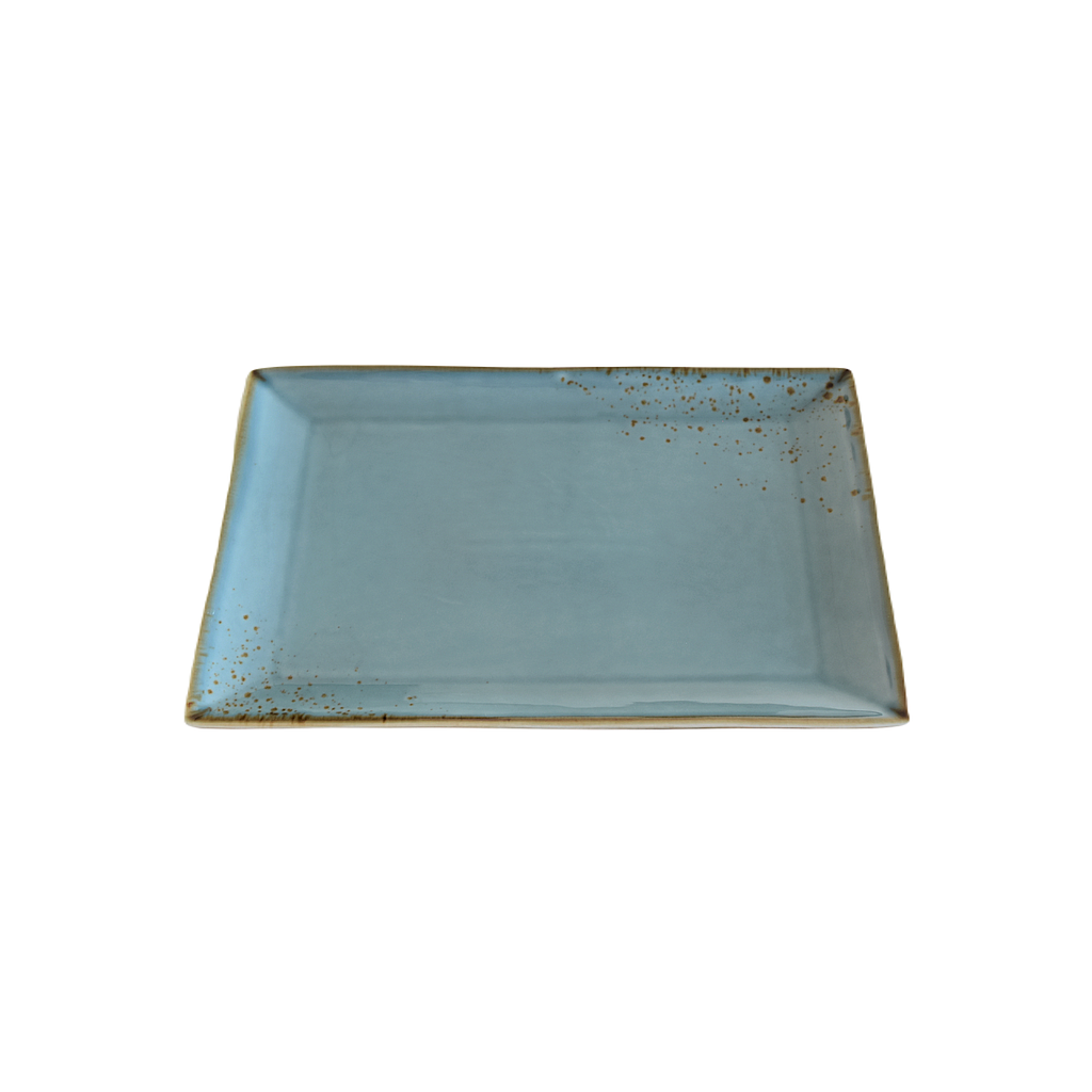 Terra 11"X6.75" Rectangular Plate Dap-Blue