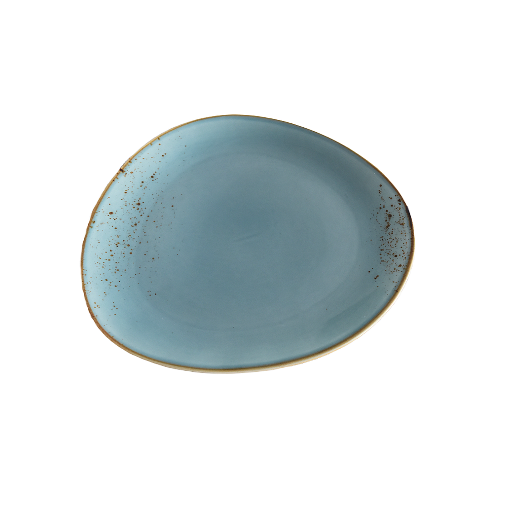 Terra 11.25" Triangular Plate Dap-Blue