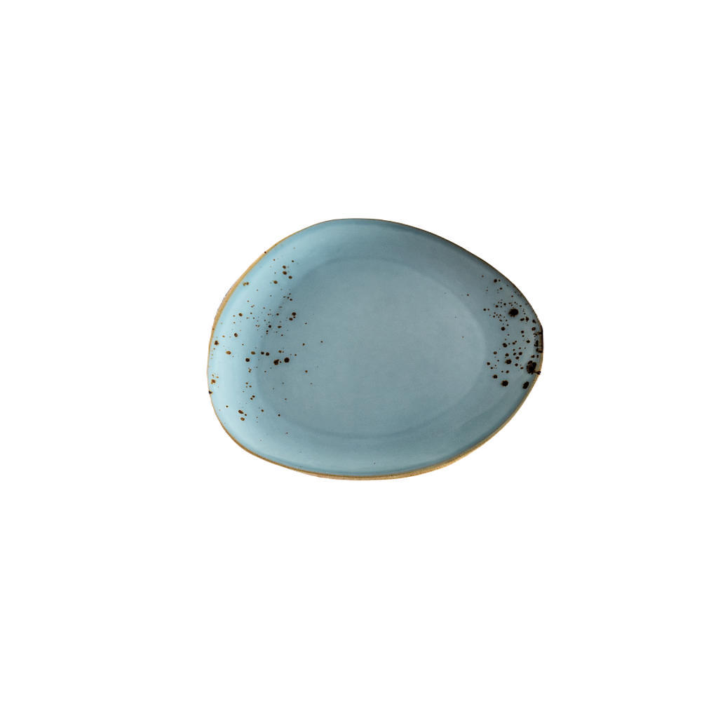 Terra 8.5" Triangular Plate Dap-Blue