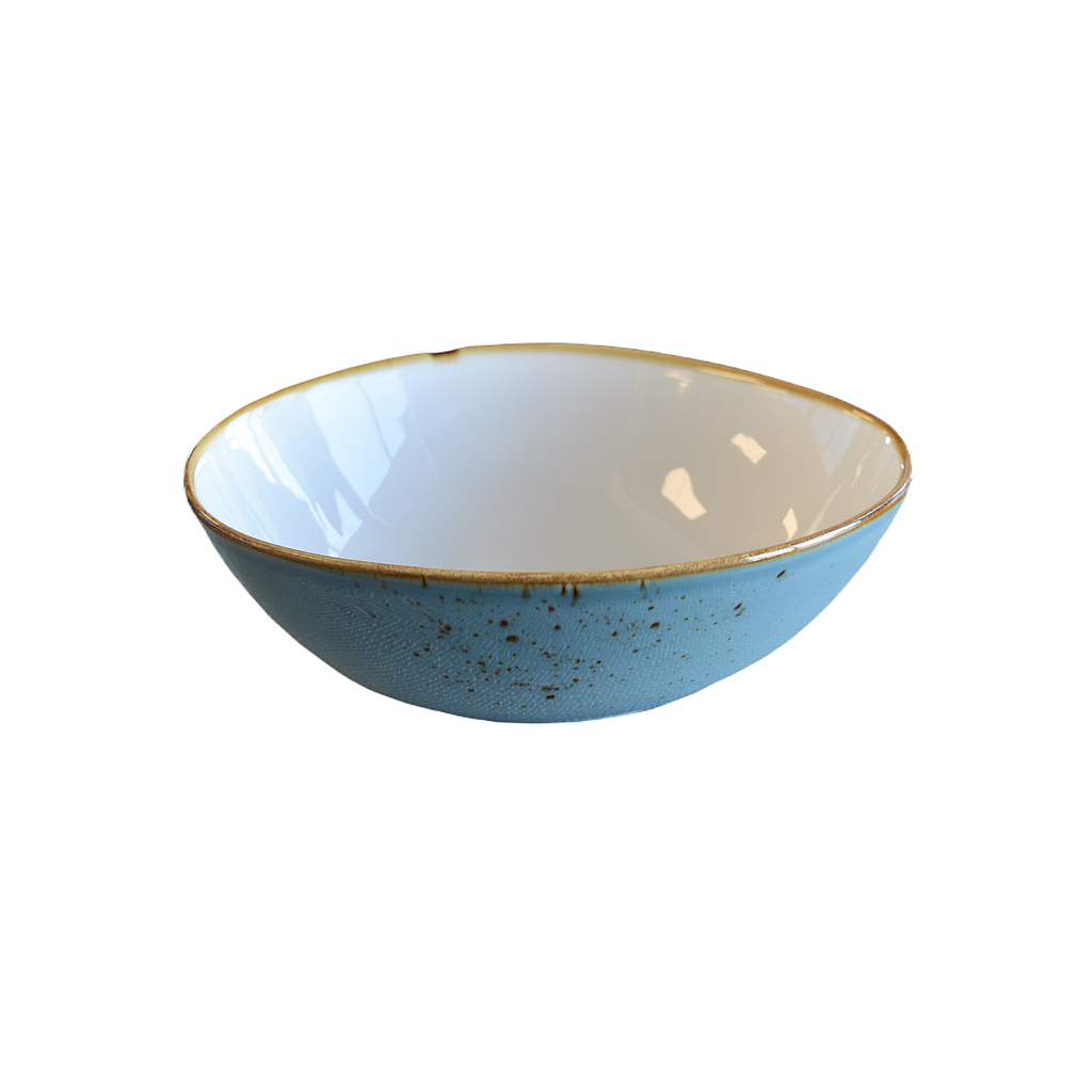 Terra 8.5" Oval Bowl Dap-Blue