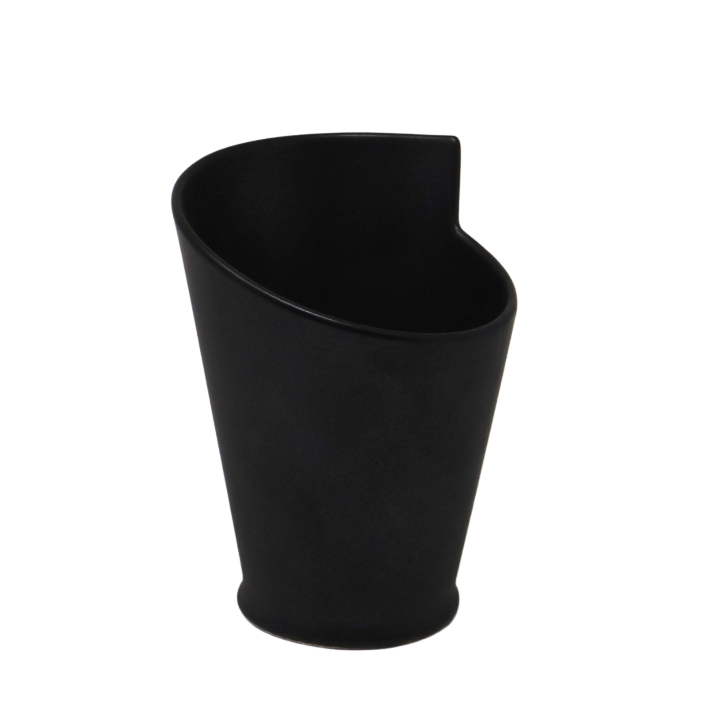 Black French Fries Cone 4"